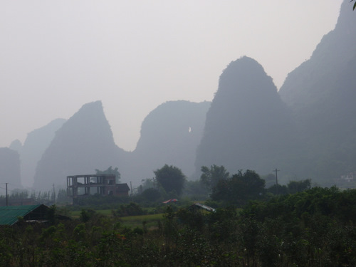 Mountains.